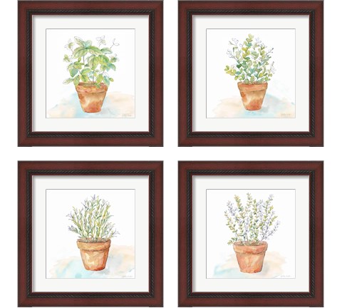 Let it Grow 4 Piece Framed Art Print Set by Cynthia Coulter