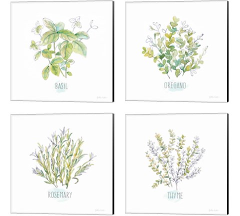 Let it Grow 4 Piece Canvas Print Set by Cynthia Coulter