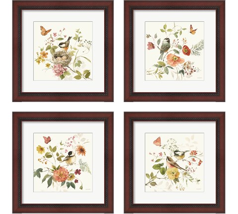 Blessed by Nature  4 Piece Framed Art Print Set by Lisa Audit