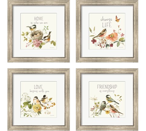 Blessed by Nature 4 Piece Framed Art Print Set by Lisa Audit