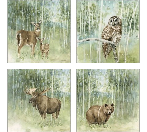 Nature's Call 4 Piece Art Print Set by Lisa Audit