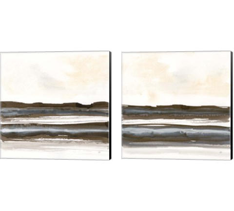 Natural Stripes 2 Piece Canvas Print Set by Chris Paschke