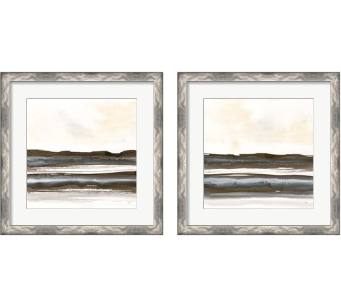 Natural Stripes 2 Piece Framed Art Print Set by Chris Paschke