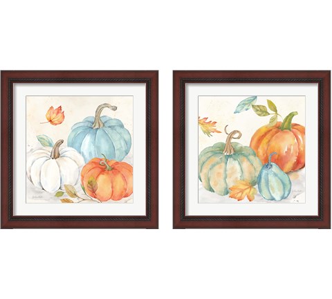 Pumpkin Patch 2 Piece Framed Art Print Set by Cynthia Coulter