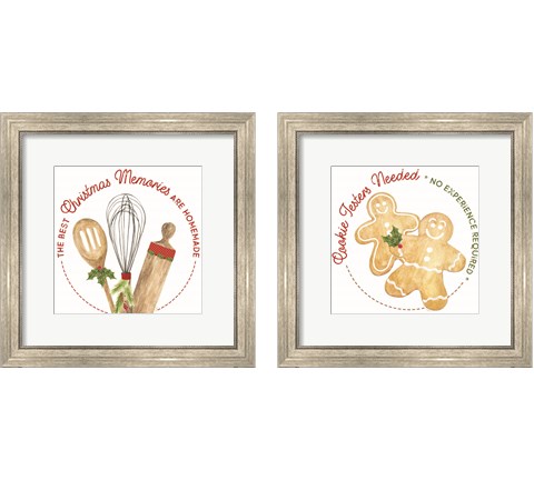 Home Cooked Christmas 2 Piece Framed Art Print Set by Tara Reed