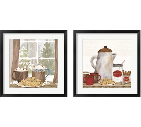 Hot Chocolate Season 2 Piece Framed Art Print Set by Tara Reed