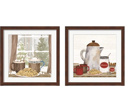 Hot Chocolate Season 2 Piece Framed Art Print Set by Tara Reed