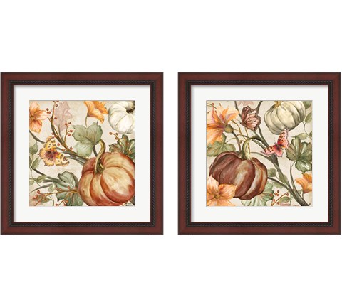 Autumn Vines 2 Piece Framed Art Print Set by Tre Sorelle Studios