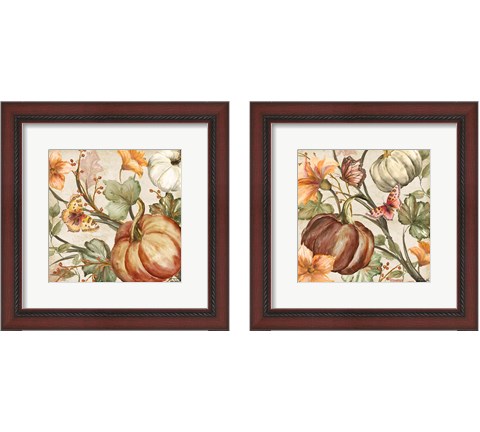 Autumn Vines 2 Piece Framed Art Print Set by Tre Sorelle Studios