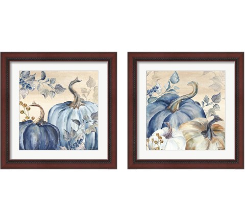 Pumpkin Blues 2 Piece Framed Art Print Set by Tre Sorelle Studios