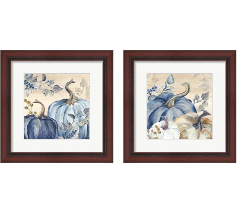 Pumpkin Blues 2 Piece Framed Art Print Set by Tre Sorelle Studios