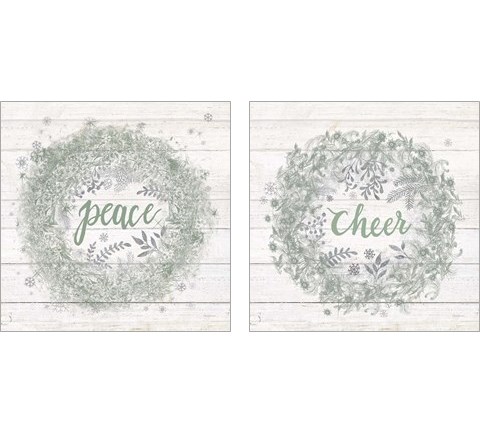Frost Peace 2 Piece Art Print Set by Mary Urban