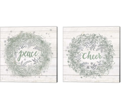 Frost Peace 2 Piece Canvas Print Set by Mary Urban