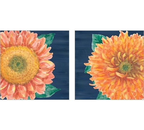 Floral Drama 2 Piece Art Print Set by Beth Grove