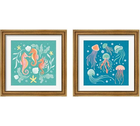 Under the SeaSeries 2 Piece Framed Art Print Set by Gia Graham