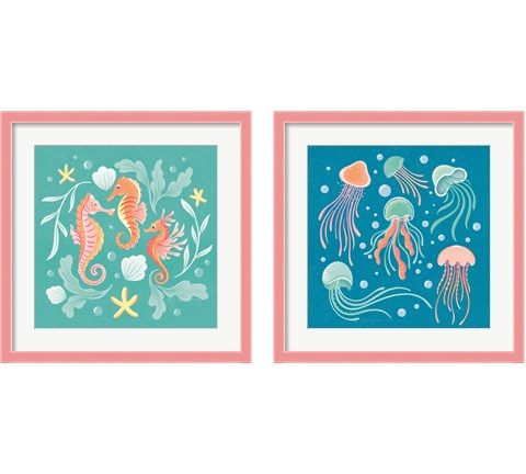 Under the SeaSeries 2 Piece Framed Art Print Set by Gia Graham