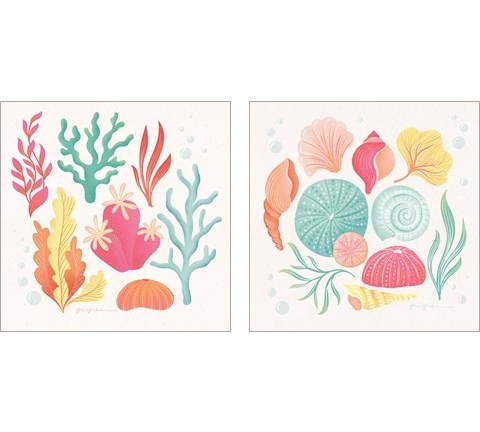 Under the SeaSeries 2 Piece Art Print Set by Gia Graham