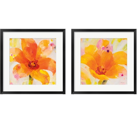 Bright Tulips 2 Piece Framed Art Print Set by Albena Hristova