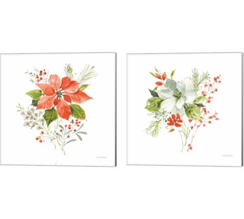 Christmas Forever 2 Piece Canvas Print Set by Lisa Audit