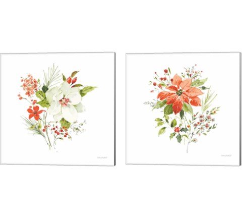 Christmas Forever 2 Piece Canvas Print Set by Lisa Audit