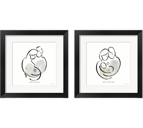 Lines of Life 2 Piece Framed Art Print Set by Lisa Audit