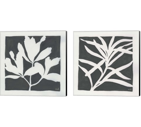 Growing Gray 2 Piece Canvas Print Set by Moira Hershey