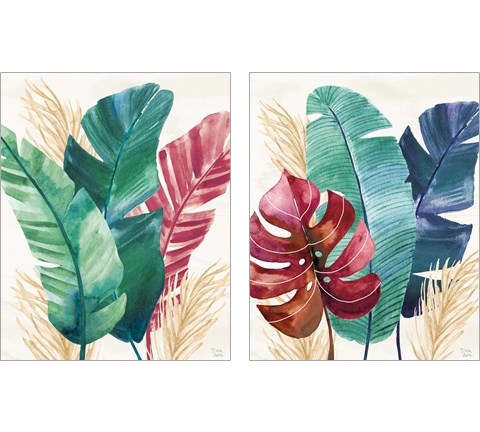 The Tropics 2 Piece Art Print Set by Dina June