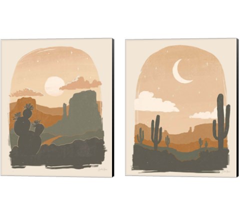 Warm Desert 2 Piece Canvas Print Set by Janelle Penner