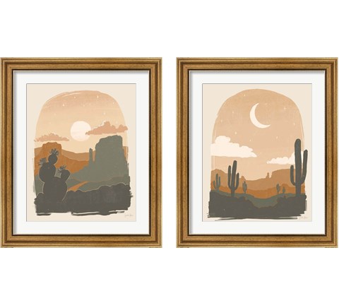 Warm Desert 2 Piece Framed Art Print Set by Janelle Penner