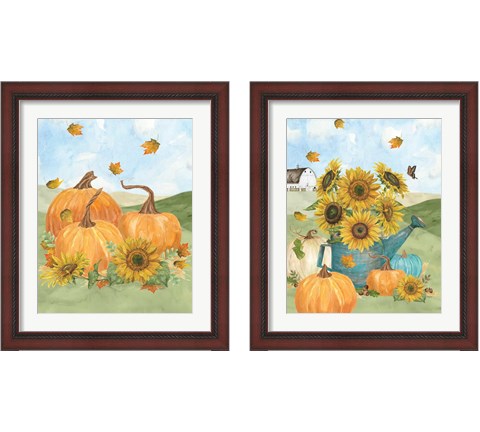 Fall Sunshine 2 Piece Framed Art Print Set by Tara Reed