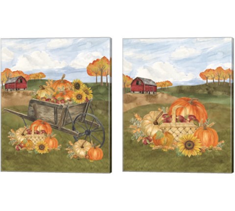 Harvest Season 2 Piece Canvas Print Set by Tara Reed