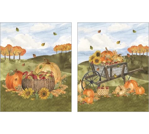 Harvest Season 2 Piece Art Print Set by Tara Reed