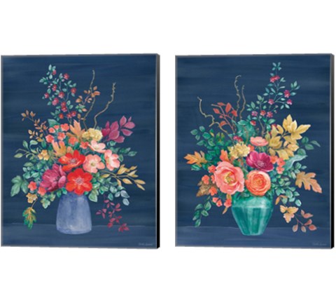 Floral Drama 2 Piece Canvas Print Set by Beth Grove