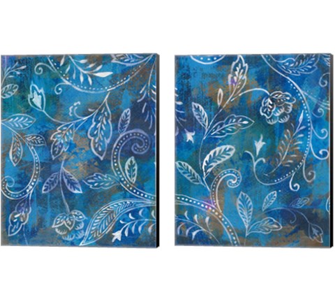 Exotic Elegance Diptych 2 Piece Canvas Print Set by Danhui Nai
