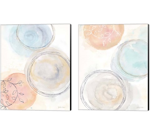 Serendipity  2 Piece Canvas Print Set by Cynthia Coulter