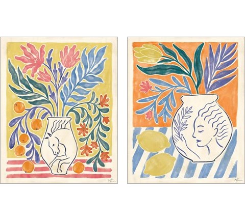 Cyprus  2 Piece Art Print Set by Janelle Penner