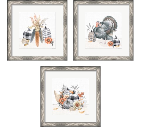 Harvest Classics 3 Piece Framed Art Print Set by Beth Grove