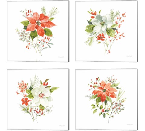 Christmas Forever 4 Piece Canvas Print Set by Lisa Audit