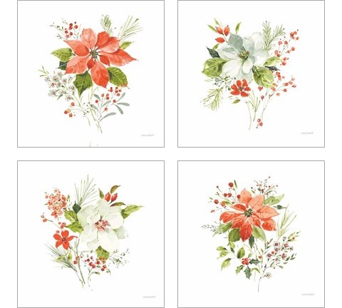 Christmas Forever 4 Piece Art Print Set by Lisa Audit
