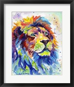 Colorful African Lion