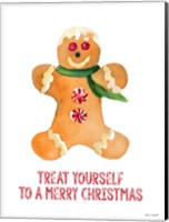 Framed Holiday Gingerbread Man II