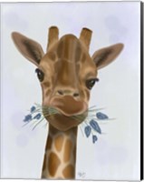 Framed Chewing Giraffe 2