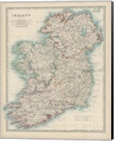 Framed 'Map of Ireland' border=