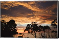 Framed Australia, Tasmania, Freycinet, Sunrise