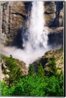 Framed Detail Of Upper Yosemite Falls