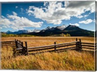 Framed Dallas Divide, Last Dollar Ranch, Colorado