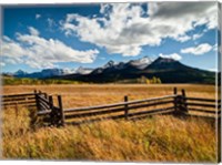 Framed Dallas Divide, Last Dollar Ranch, Colorado