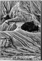 Framed Unusual Erosion Formations In Makoshika State Park (BW)