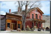 Framed 1862 Gold Rush Town In Bannack, Montana