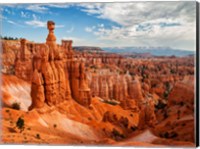 Framed Thor's Hammer At Bryce Canyon National Park